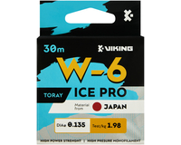 Зимова жилка Viking Ice Pro W-6, 30м, 0.135мм / 1.98кг (прозора), Діаметр: 0.135, Розмотування: 30m, фото , изображение 2