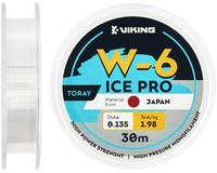 Зимова жилка Viking Ice Pro W-6, 30м, 0.135мм / 1.98кг (прозора), Діаметр: 0.135, Розмотування: 30m, фото 