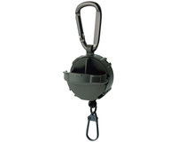 Ретривер DaiichiSeiko Carabiner Reel + Micro Case к:foliage green, фото , изображение 2