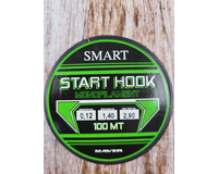 Жилка Smart Start Hook 100m 0.12mm 1.4kg, Діаметр: 0.12mm, Розмотування: 100m, фото , изображение 2
