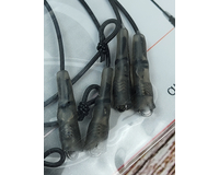 Амортизуюча гума Brave Elastic Rig 12cm Black (4шт/уп), Размотка: 12см, Выберите цвет: чорний, фото , изображение 4