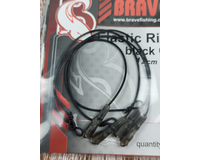 Амортизуюча гума Brave Elastic Rig 12cm Black (4шт/уп), Размотка: 12см, Выберите цвет: чорний, фото , изображение 6