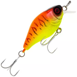 Воблер Jackall Chubby 41F SR 41mm, 5.7гр, до 1м, Tropical Mat Tiger, Размер/Вес: 41мм/5.7г, Цвет воблера: Tropical Mat Tiger, фото 