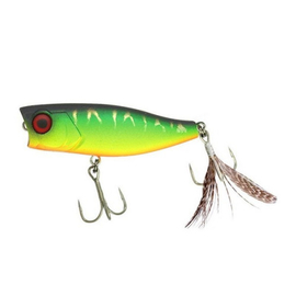 Воблер Jackall Chubby Popper 42F 42mm, 3.3g, Mat Tiger, Размер/Вес: 42мм/3.3г, Цвет воблера: Mat Tiger, фото 