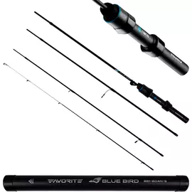 Спиннинг Favorite Blue Bird Nano Compact 604N-S / 1.83m / 0.2-1.5g (вершинка solid), Модель: 1.83m 0.2-1.5g, фото 