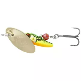 Блешня Savage Gear Sticklebait Spinner #1 4.5g Firetiger Gold, Вага блешні: 4.5g, Колір блешні: Firetiger Gold, фото 