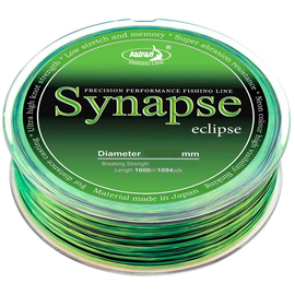 Жилка Katran Synapse Eclipse 1000m (neon/black) 0.331mm 8.10kg, Діаметр: 0.33, Розмотування: 1000m, фото 