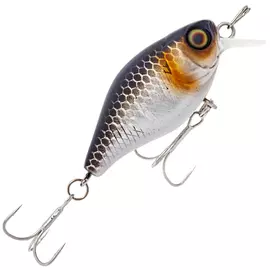 Воблер Jackall Chubby 38mm, 4гр, 1м, UV Mat Silver&Black, Размер/Вес: 38мм/4г, Цвет воблера: UV Mat Silver&Black, фото 