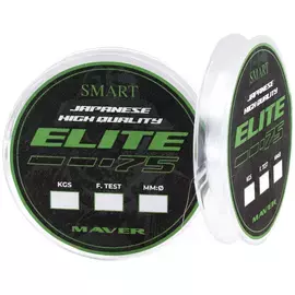 Жилка Smart Monofilo Elite 75m (clear) 0.205mm 9lb/4.7kg, Діаметр: 0.205mm, Розмотування: 75m, фото 