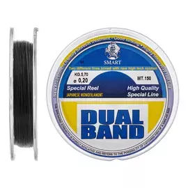 Жилка Smart Dual Band 150m 0.35mm 16.5kg, Діаметр: 0.35mm, Розмотування: 150m, фото 