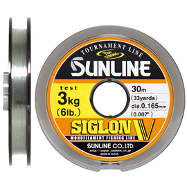 Жилка Sunline Siglon V 30м #1.0/0,165мм 3кг, Діаметр: 0.165, Розмотування: 30m, фото 