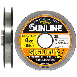 Жилка Sunline Siglon V 30м #1.5/0,205мм 4кг, Диаметр: 0.205, Размотка: 30m, фото 