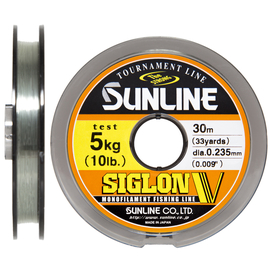 Жилка Sunline Siglon V 30м #2.0/0,235мм 5кг, Діаметр: 0.235, Розмотування: 30m, фото 