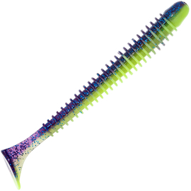 Силикон Keitech Swing Impact 4.5" (6 шт/упак), цвет: pal#06 violet lime berry, Длина силикона: 4.5" (11.4 см), Расцветка силикона: PAL#06 Violet Lime Berry, фото 