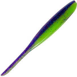 Силикон Keitech Shad Impact 4" (8 шт/упак), цвет: pal#06 violet lime berry, Длина силикона: 4" (10.2 см), Расцветка силикона: PAL#06 Violet Lime Berry, фото 