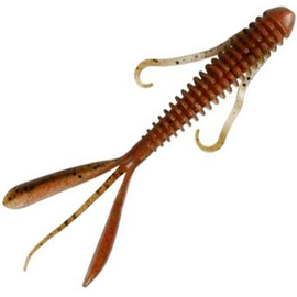 Силикон Keitech Hog Impact 3.5" (10 шт/упак), цвет:404 red crawdad, Длина силикона: 3.5" (8.9 см), Расцветка силикона: 404 Red Crawdad, фото 