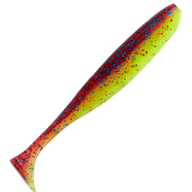 Силікон Keitech Easy Shiner 3" (10 шт/уп), колір:ea#15 grape chart red flk, Довжина силікону: 3" (7.6 см), Колір силікону: ea#15 grape chart red flk, фото 