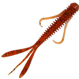 Силикон Keitech Hog Impact 3" (12 шт/упак), цвет: ea#01 orange pepper, Длина силикона: 3" (7.6 см), Расцветка силикона: EA#01 Orange Pepper, фото 