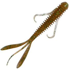 Силікон Keitech Hog Impact 3.5" (10 шт/упак), колір:309 sahara olive flk., Довжина силікону: 3.5" (8.9 см), Колір силікону: 309 Sahara Olive Flk, фото 