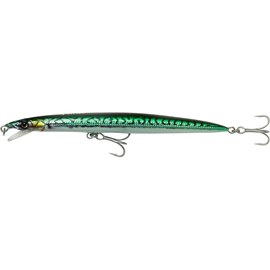 Воблер Savage Gear Sandeel Jerk Minnow F 175mm 25.0 g Green mackerel PHP, Размер/Вес: 175мм/25г, Цвет воблера: Green Mackerel PHP, фото 