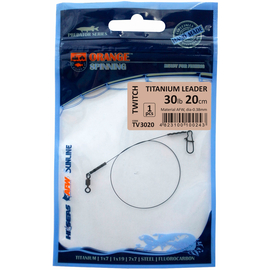 Ukrspin Orange Spinning титан AFW с вертлюгом 17см 7кг(15lb)/0.25мм, фото 
