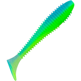 Силікон Keitech Swing Impact FAT 6.8" (3 шт/уп),, колір: pal#03 ice chartreuse, Довжина силікону: 6.8" (17.3 см), Колір силікону: PAL#03 Ice Chartreuse, фото 