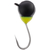 Мормишка вольфрамова Viking Fishing Round+drop 0.18g 2.5mm Black (5шт), Розмір/Вага: 2.5мм/0.18г, Колір мормишки: Black, фото 
