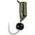 Мормишка вольфрамова Viking Fishing Rigabik+bead 0.35g 2mm Olive+B (5шт), Розмір/Вага: 2мм/0.35г, Колір мормишки: Olive+B, фото 