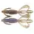 Силікон Keitech Crazy Flapper 2" #462T Electric Smoke Craw (8 шт / уп), Длина силикона: 2" (5.1 см), Расцветка силикона: #462T Electric Smoke Craw, фото 