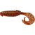 Силікон Keitech Flapper Grub 4" (7 шт/упак), колір:ea#01 orange pepper, Довжина силікону: 4" (10.2 см), Колір силікону: EA#01 Orange Pepper, фото 