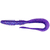 Силикон Keitech Mad Wag Slim 4.5" (9 шт/упак), цвет: ea#04 violet, Длина силикона: 4.5" (11.4 см), Расцветка силикона: EA#04 Violet, фото 