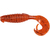 Силікон Keitech Flapper Grub 4" (7 шт/упак), колір:ea#13 spicy mustard/blue, Довжина силікону: 4" (10.2 см), Колір силікону: EA#13 Spicy Mustard/Blue, фото 