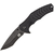 Нож SKIF Griffin II BSW Black, сталь - 9Cr18MoV, рукоятка - G10, общая длина - 218 мм, длина клинка - 94 мм, Выберите цвет: Black, Выберите покрытие: чорний стоунвош, фото 