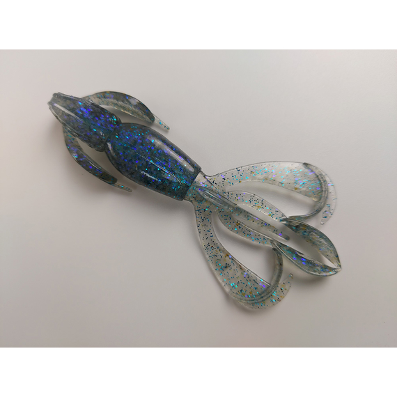 Силікон Keitech Crazy Flapper 2.8" (8 шт/уп),, колір: ea#22 electric silver shi, Довжина силікону: 2.8" (7.1 см), Колір силікону: EA#22 Electric Silver Shi, фото , изображение 3