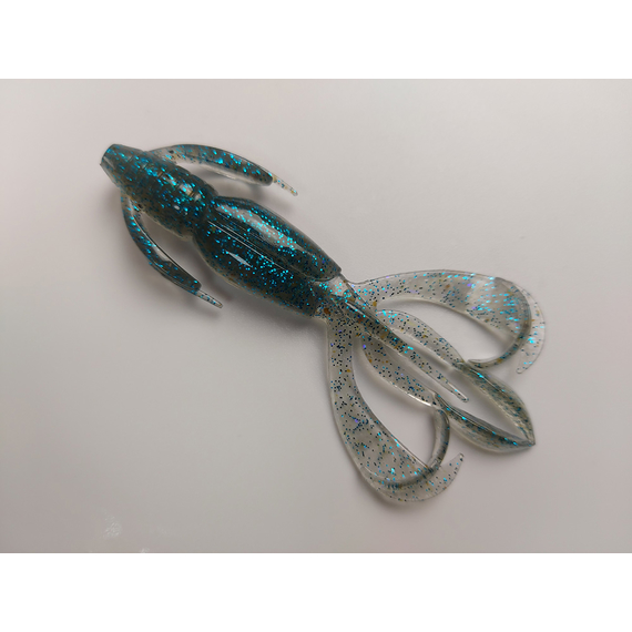 Силікон Keitech Crazy Flapper 2.8" (8 шт/уп),, колір: ea#22 electric silver shi, Довжина силікону: 2.8" (7.1 см), Колір силікону: EA#22 Electric Silver Shi, фото , изображение 2
