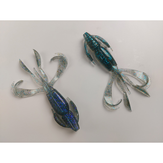 Силікон Keitech Crazy Flapper 2.8" (8 шт/уп),, колір: ea#22 electric silver shi, Довжина силікону: 2.8" (7.1 см), Колір силікону: EA#22 Electric Silver Shi, фото , изображение 5