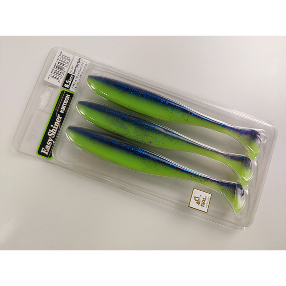 Силикон Keitech Easy Shiner 6.5" (3 шт/упак) ц: pal#06 violet lime berry, Длина силикона: 6.5" (16.5 см), Расцветка силикона: PAL#06 Violet Lime Berry, фото , изображение 8