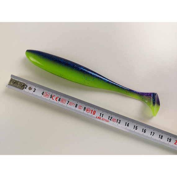 Силикон Keitech Easy Shiner 6.5" (3 шт/упак) ц: pal#06 violet lime berry, Длина силикона: 6.5" (16.5 см), Расцветка силикона: PAL#06 Violet Lime Berry, фото , изображение 3