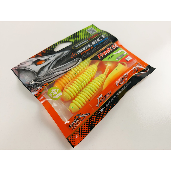 Силикон Select Freek 5.5" #247 (3 шт/уп), Длина силикона: 5.5" (13.97 см), Расцветка силикона: 247, фото , изображение 12