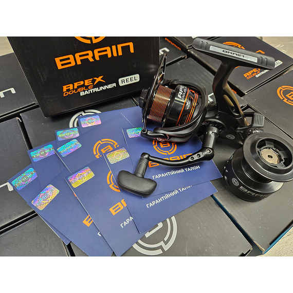 Котушка Brain Apex Double Baitrunner 3000 6+1BB 5.1:1, Розмір шпулі: 3000, фото , изображение 6