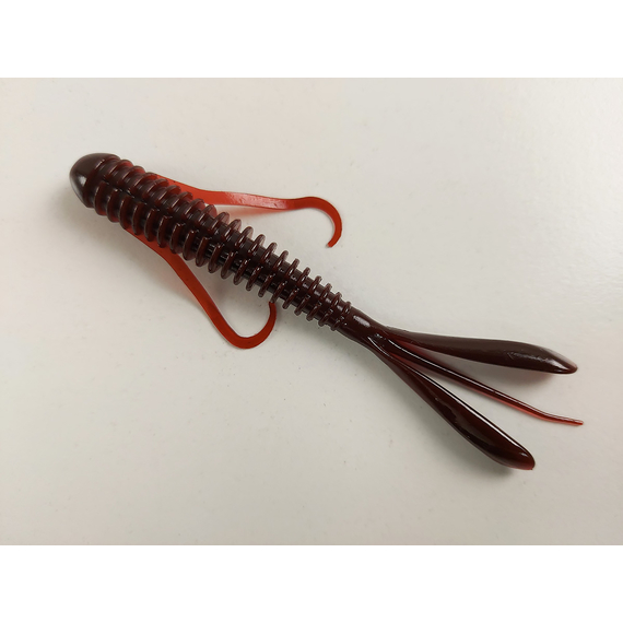 Силікон Keitech Hog Impact 3.5" (10 шт/упак), колір:006 cola, Довжина силікону: 3.5" (8.9 см), Колір силікону: 006 Cola, фото , изображение 3