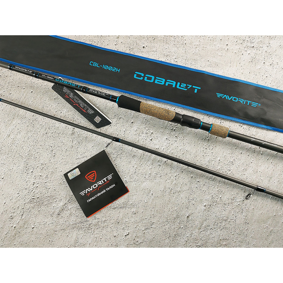 Спиннинг Favorite Cobalt 1002H / 3.00m / 20-50g / Mod.Fast, Модель: 3.00m 20-50g, фото , изображение 10