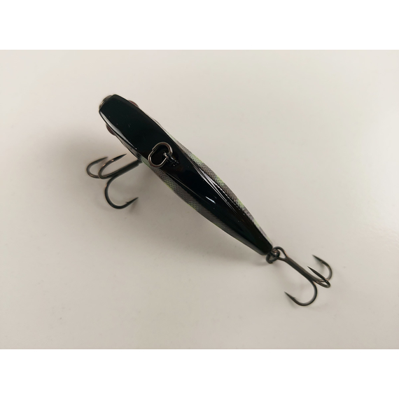 Воблер Jackall TN65 64mm, 15.0g, Mizuno Smoke/Chartreuse Tiger (раттлін), Розмір/Вага: 64мм/15.0г, Колір воблера: Mizuno Smoke/Chartreuse Tiger, фото , изображение 5