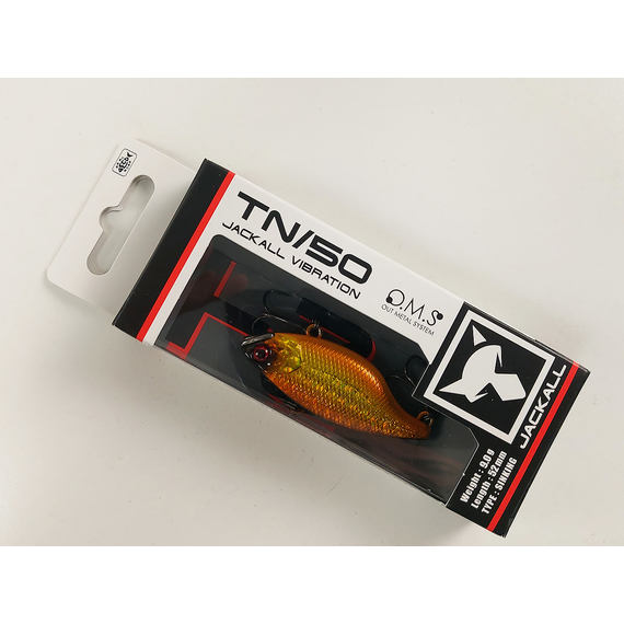 Воблер Jackall TN50 52mm, 9.0g, Double Clutch Gold & Black (Раттлин), Размер/Вес: 52мм/9г, Цвет воблера: Double Clutch Gold & Black, фото , изображение 2