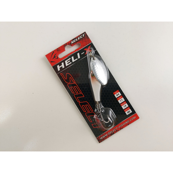 Блешня Select Heli-X №4 14.0g #11, Вага блешні: 14г, Колір блешні: 11, фото , изображение 6