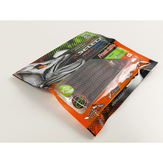Силікон Select Freek Slim 4" col.206 (5 шт/пак), Довжина силікону: 4.0" (10.16 см), Колір силікону: 206, фото , изображение 10