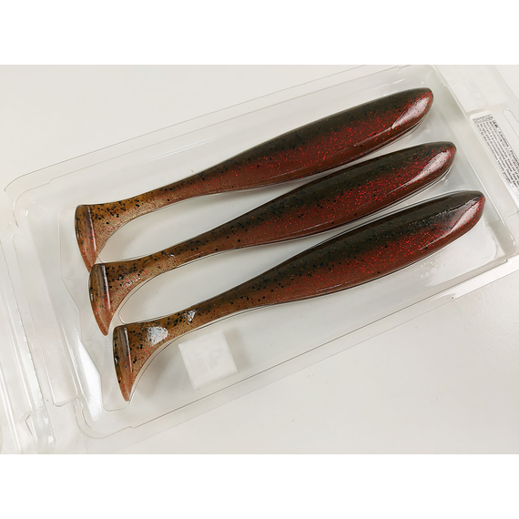 Силикон Keitech Easy Shiner 6.5" (3 шт/упак), цвет:404 red crawdad, Длина силикона: 6.5" (16.5 см), Расцветка силикона: 404 Red Crawdad, фото , изображение 19