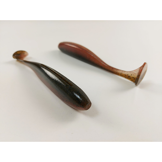 Силикон Keitech Easy Shiner 6.5" (3 шт/упак), цвет:404 red crawdad, Длина силикона: 6.5" (16.5 см), Расцветка силикона: 404 Red Crawdad, фото , изображение 7
