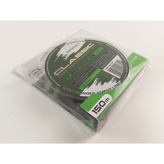 Жилка Brain Classic Carp Line 150m 0,35mm 10,7kg 25lb 3D camo, Діаметр: 0.35mm, Розмотування: 150m, Колір: 3D camo, фото , изображение 4