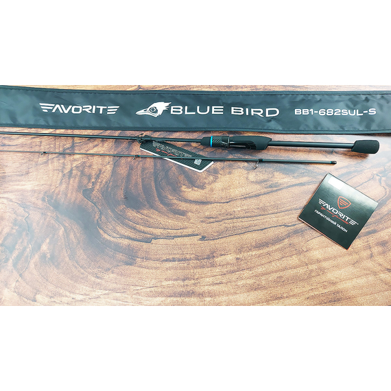 Спиннинг Favorite Blue Bird (2020) BB1-682SUL-S 2.04m 0.8-5g Ex.Fast, Модель: 2.04m 0.8-5g, фото , изображение 19